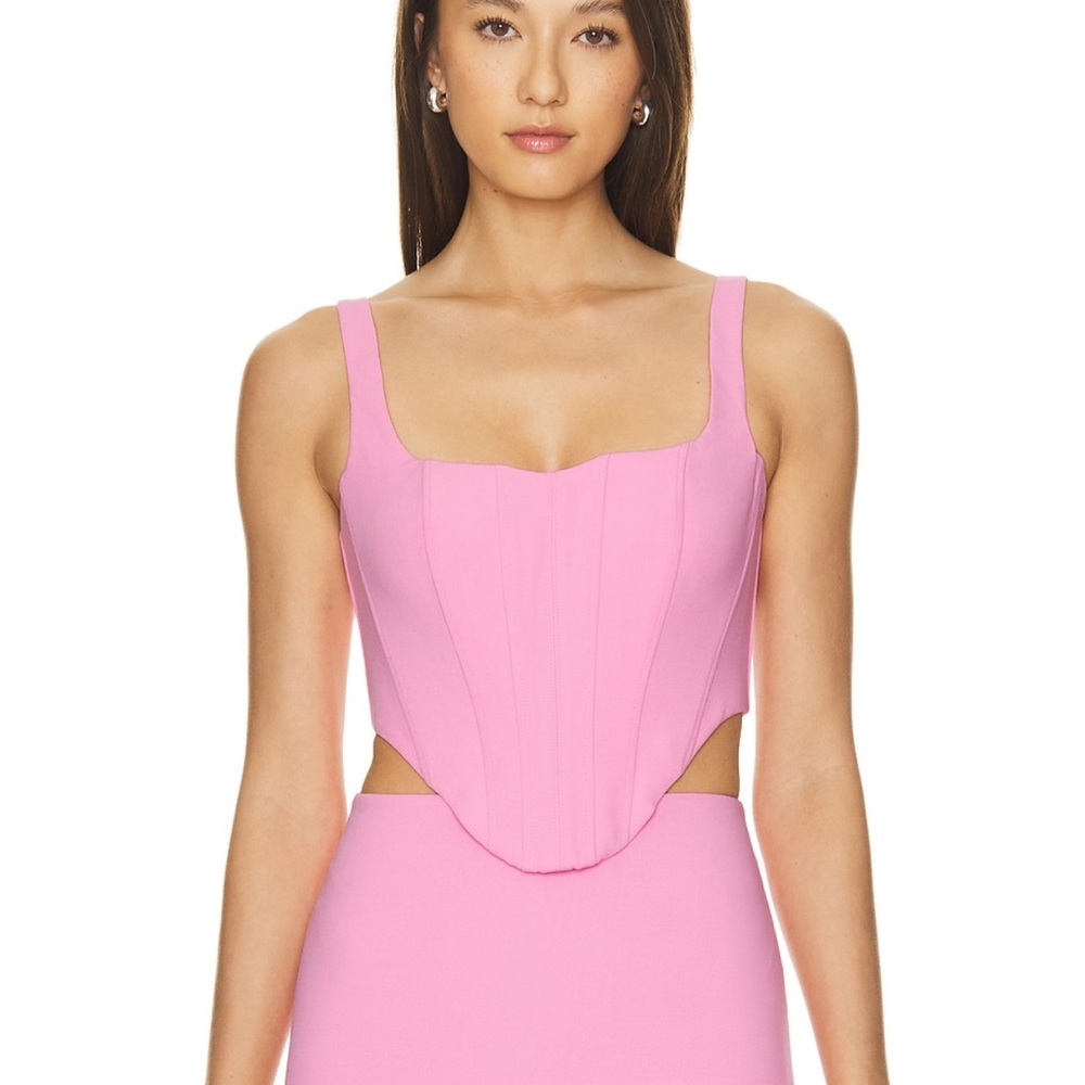 BARDOT Corset Bustier in Candy Pink - Size XS / US 2